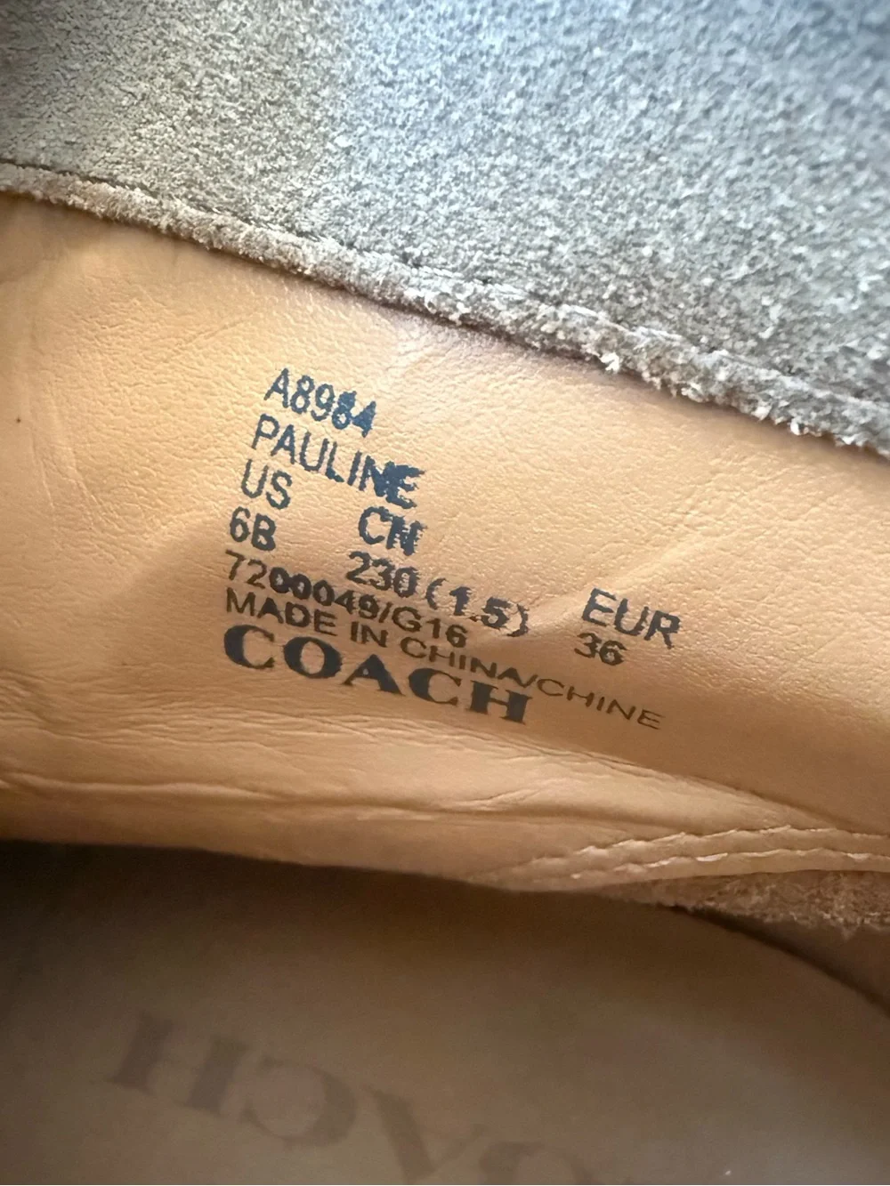Coach booties